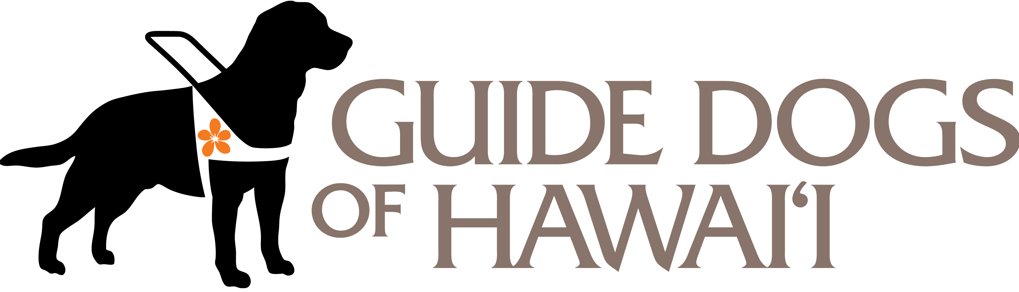 the logo for the guide dogs of hawaii.